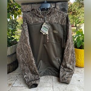 Drake Waterfowl MST Endurance Soft Shell Hoodie Bottomland XL Camouflage Jacket